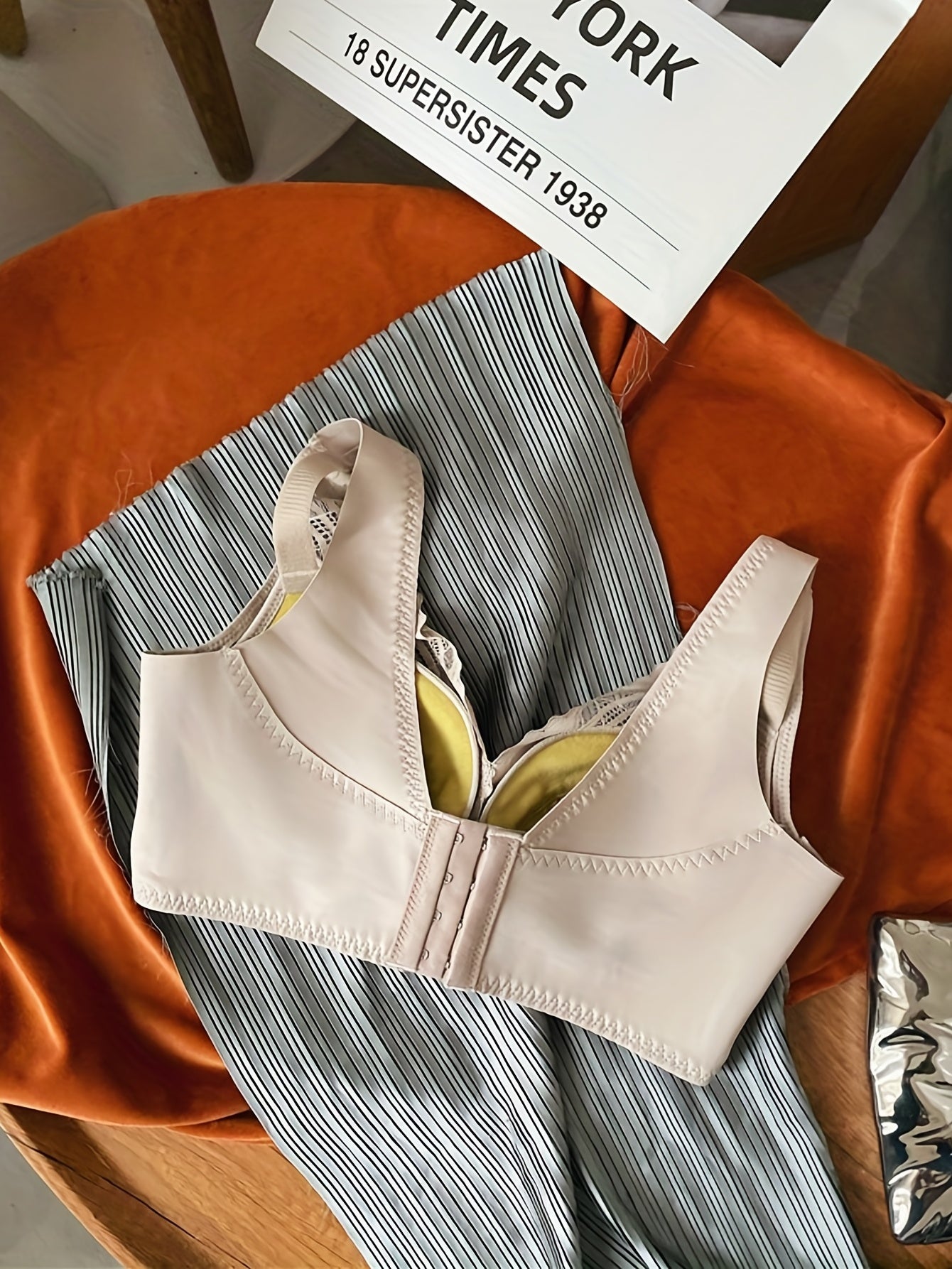 Lace Wireless Bra Breathable Push Up Lingerie