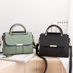 Minimalist Solid Square Bag Satchel for Work