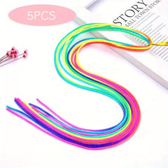 Y2K Luminous Hair Rope Rainbow Hair String