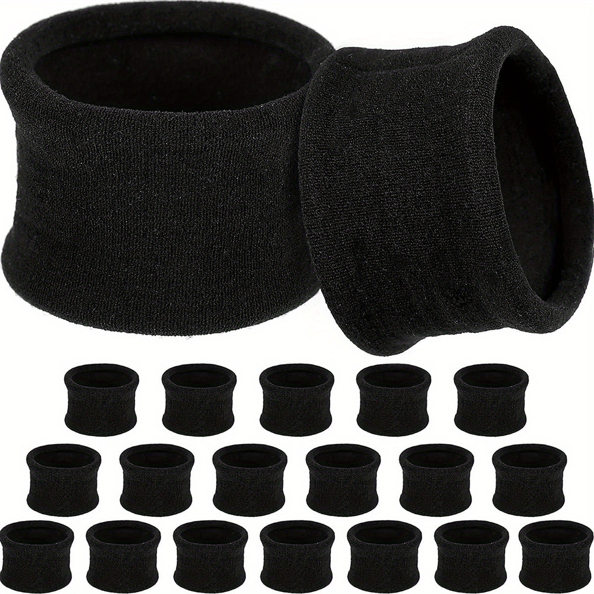 Large Elastic Hair Rope Wide Hair Tie Ponytail Holder Hair Accessories Women