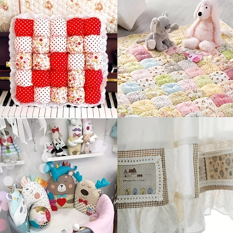 6pcs Love Printed Cotton Fabric Patchwork Group DIY Mother's Cloth 19.7x15.7in