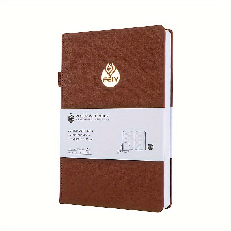 Dotted Journal A5 Hardcover 224 Pages Writing Journal No Bleed Paper