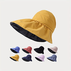 Packable Sun Hat Wide Brim UV Protection Bucket Hat