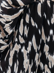 Boho V-neck Romper Jumpsuit Backless Print