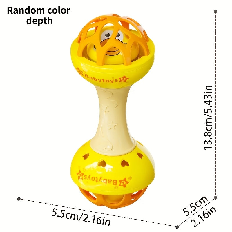 Soft Rubber Ball Rattle Stick Sand Hammer Toys