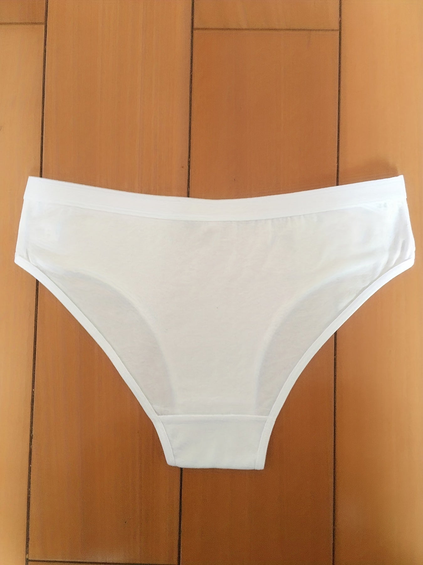 5pcs Low Waist Bow Tie Sports Briefs Comfy & Breathable Intimates Panties