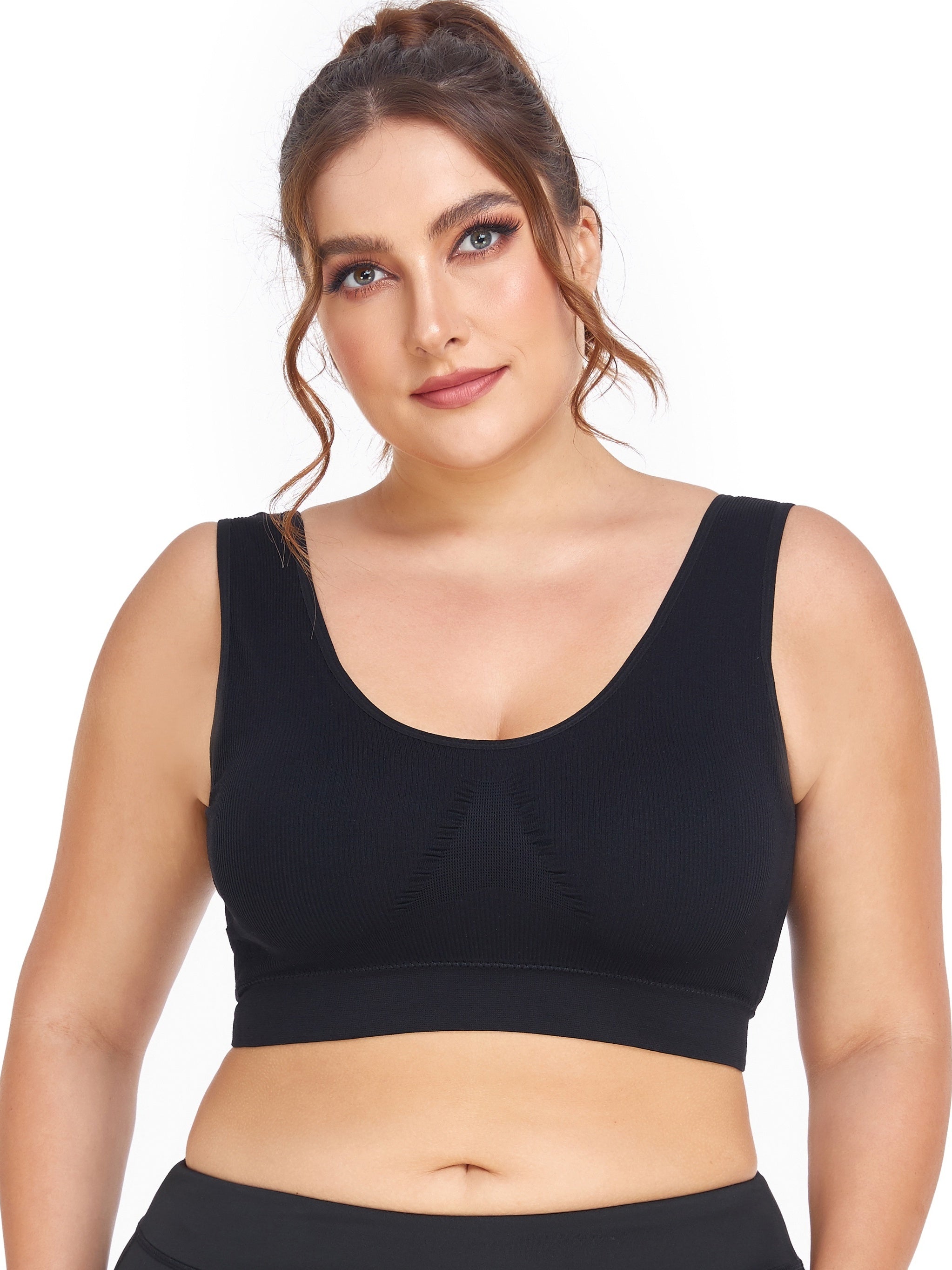  Seamless Full Coverage Sports Bra