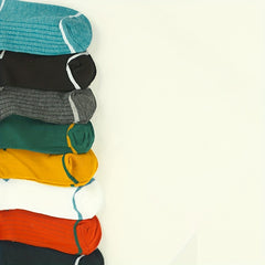 10 Pairs Colorblock Ankle Socks Soft Lightweight Low Cut Women's Stockin