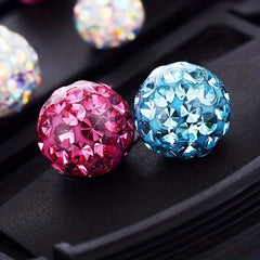 4pc Replacement Balls Spikes for Piercing Barbell 4mm 5mm 8mm CZ DIY Jewelry