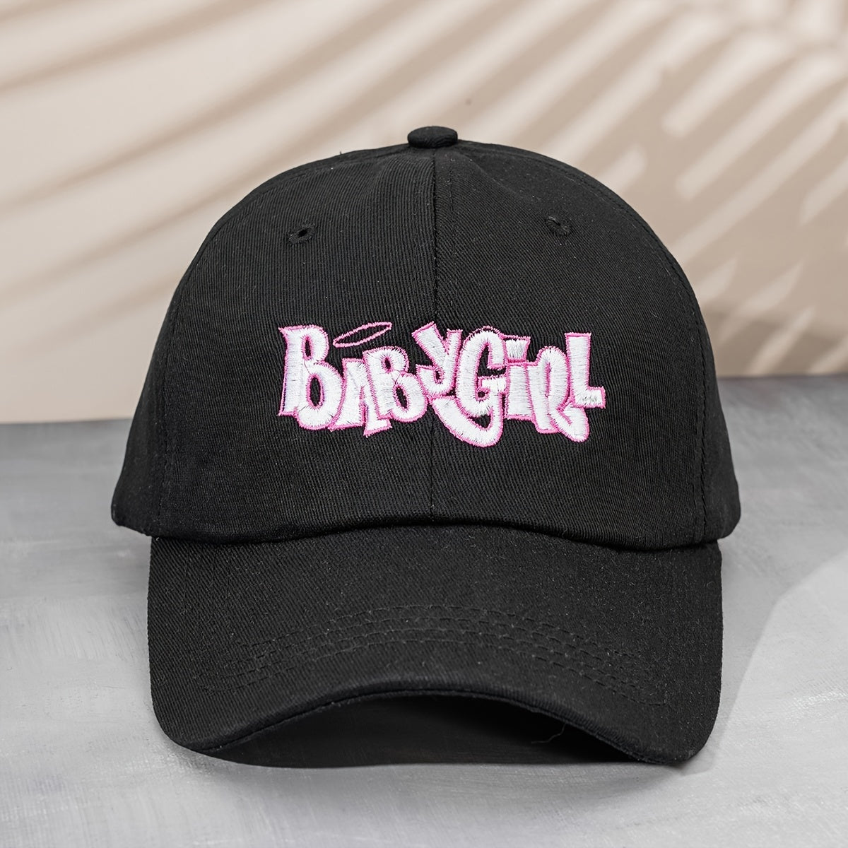 Solid Baseball Cap BABY GIRL Embroidery Sun Hat Casual Sports Hat
