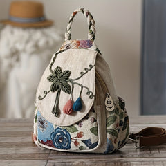 Vintage Ethnic Style Backpack Retro Bohemian Travel Daypack