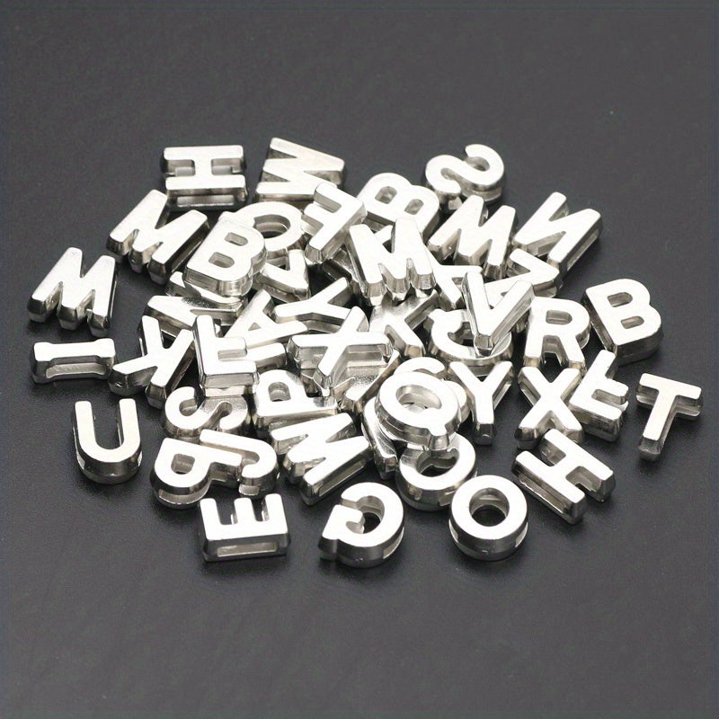50pcs Large Letter Acrylic Beads Multicolor for DIY Necklace Bracelet Toys