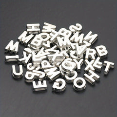 50pcs Large Letter Acrylic Beads Multicolor for DIY Necklace Bracelet Toys