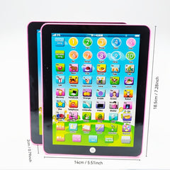 Pink Kids' Learning Tablet Toy with Voice Recognition