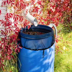 Mesh Cover For Rain Barrel - Screen Water Bucket Covers Net With Drawstring
