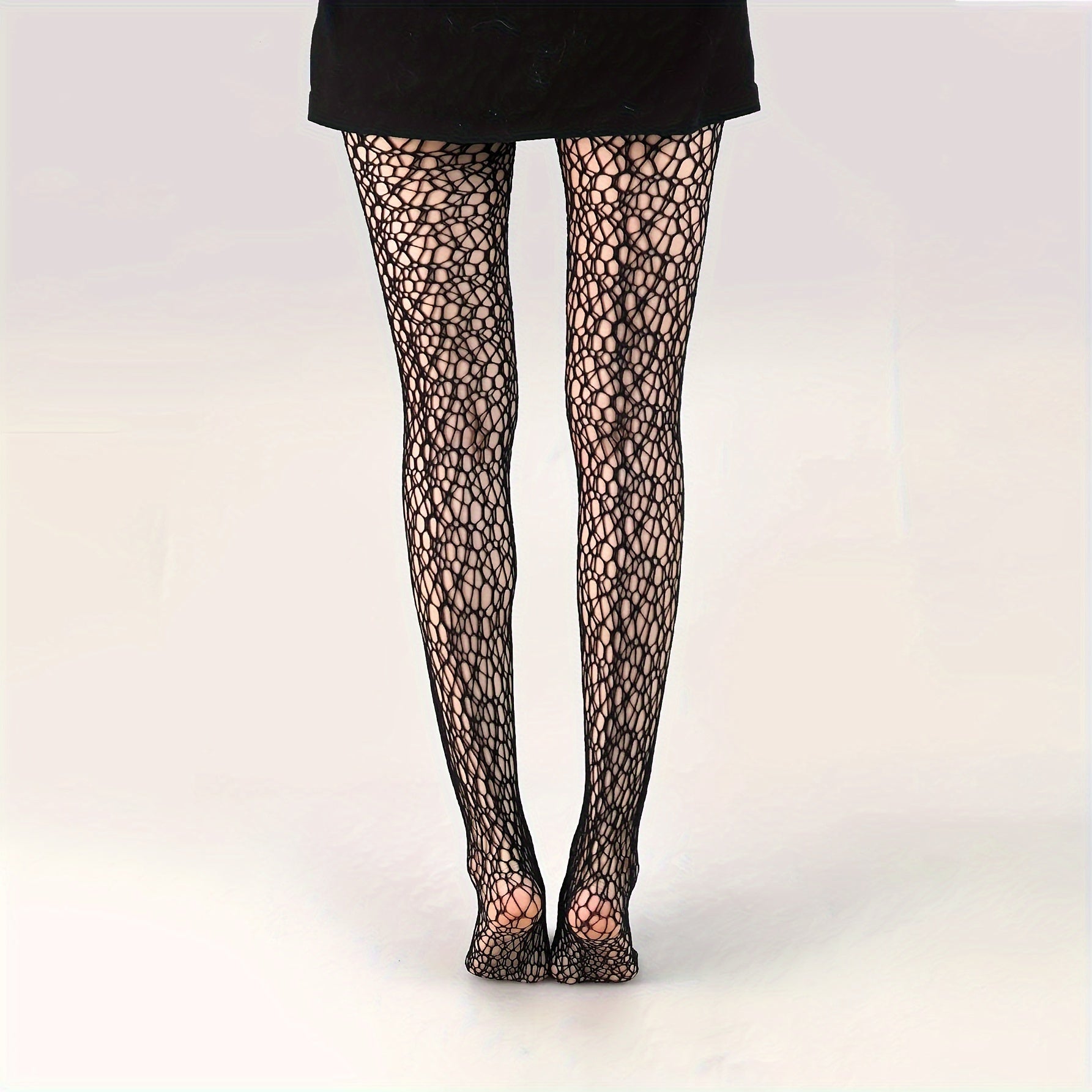Fishnet Tights High Waist Mesh Pantyhose Women's Stockings