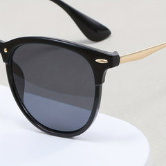 Square Frame Sunglasses Rivet Decor Glasses UV400