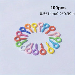 Mixed Alloy Open Ring Lobster Clasp Hook Ball Chain Jewelry Making DIY Finding