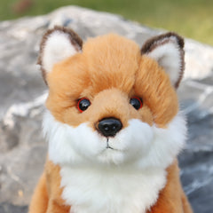 Emulational Fox Plush Toy for Kids - Birthday Gift Not Animal Fur