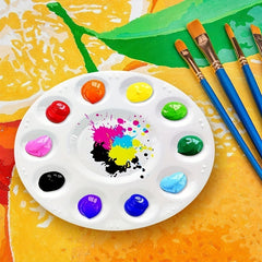 Plastic Palette for Art Students - Easy to Clean