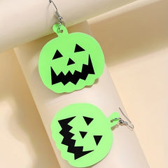 Retro Halloween Jewelry Luminous Dangle Earrings