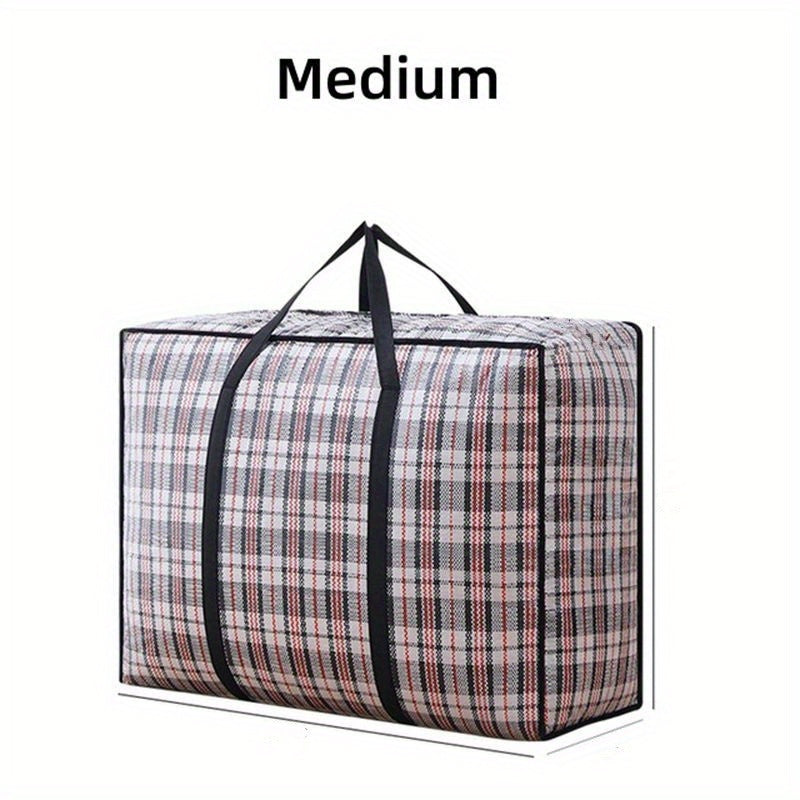 Colorblock Striped Large Capacity Bag Lightweight Reusable
