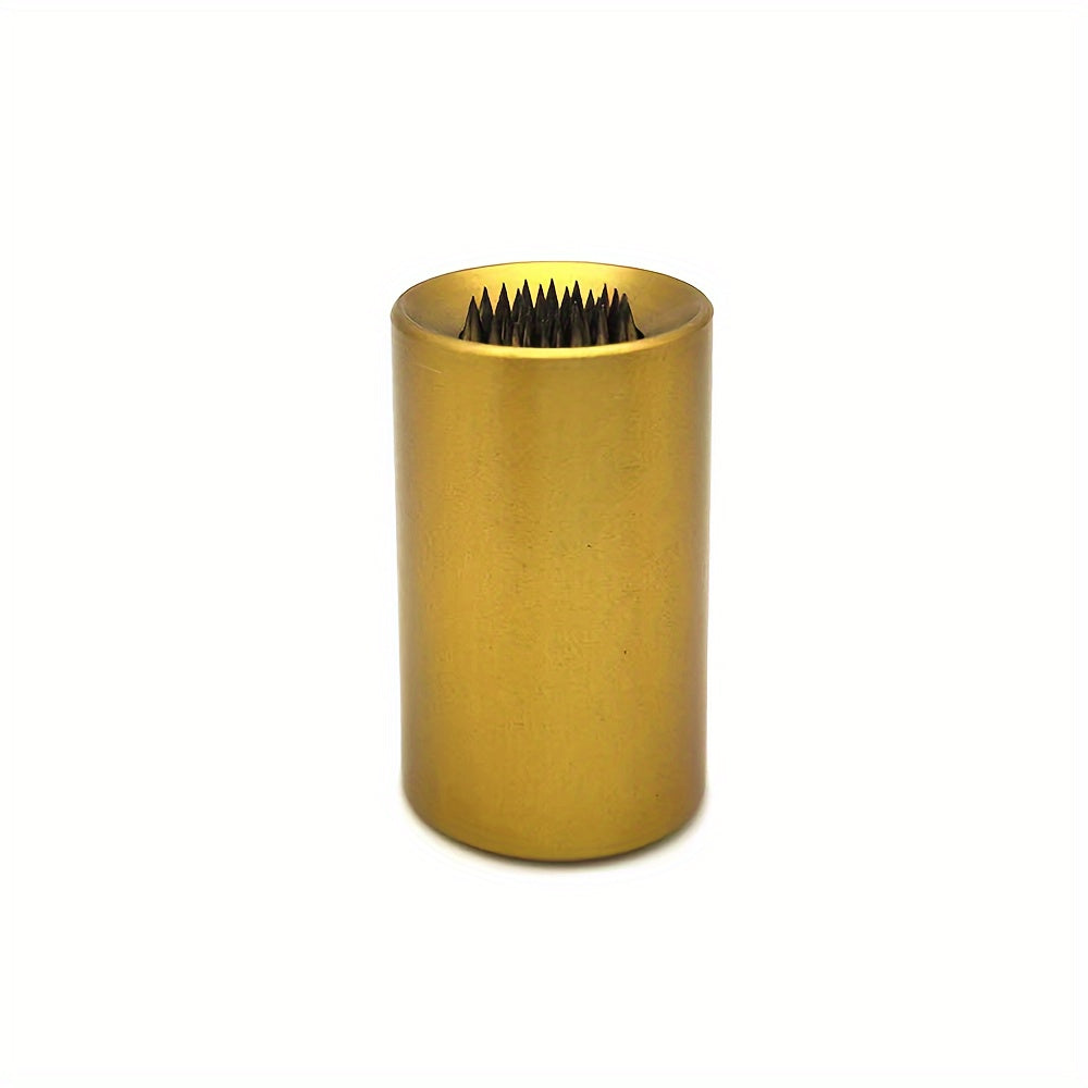 2-In-1 Pool Cue Tip Tool Billiard Shaper Aerator Leather Head Curved