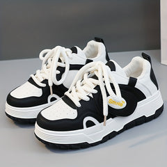 Women's Lace up Platform Sneakers Outdoor Running Shoes