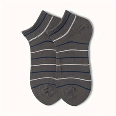 10 Pairs Striped Short Socks Comfy Sports Stockings Women's Hosiery