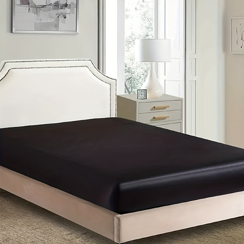 Luxuriously Soft Satin Fitted Sheet for Bedroom & Guest Room