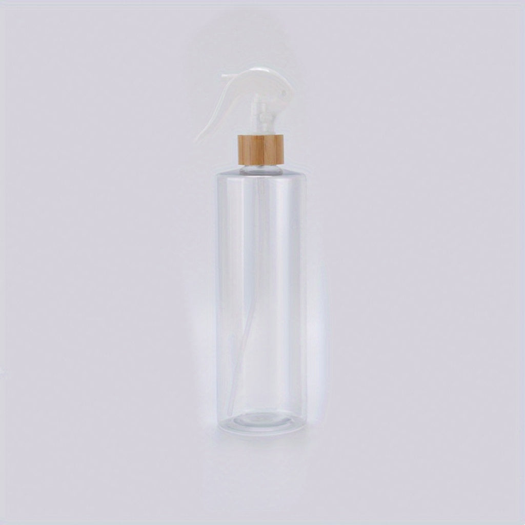 Brown Empty Spray Bottle Pump Cleaning Agent Hand Buckle Plastic Bottle