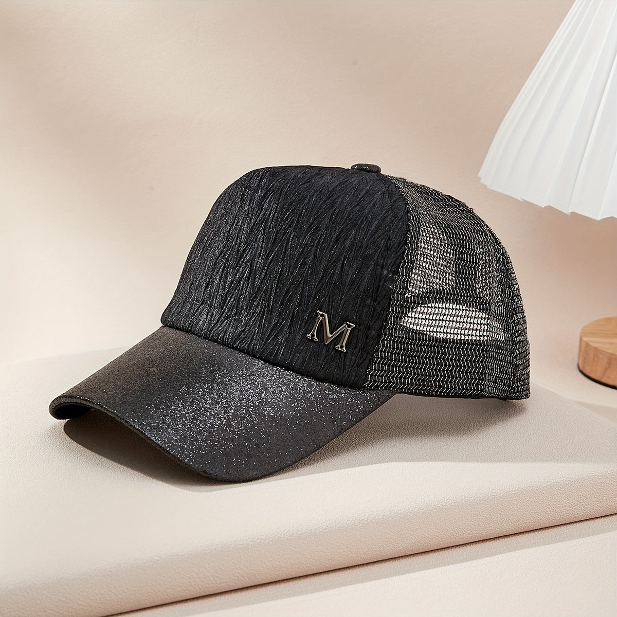 Solid Trucker Hat Casual Mesh Baseball Cap Unisex Couple Dad Hat