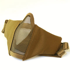V10 Tactical Mask Half Face Mesh Mask for Men and Women
