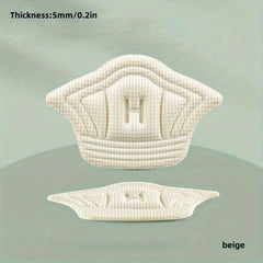 Adjustable Heel Pads for Sport Shoes - Feet Cushion Inserts with Back Sticker