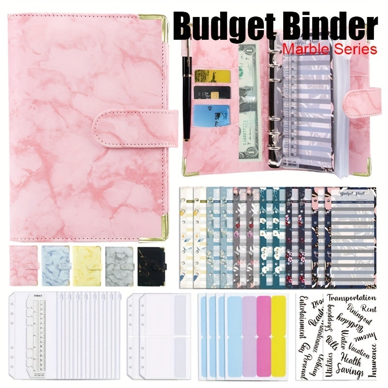 A6 Budget Planner Savings Binder w/ Stickers
