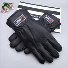 Men's Winter Velvet Gloves Ski Driving Running Cycling Gloves