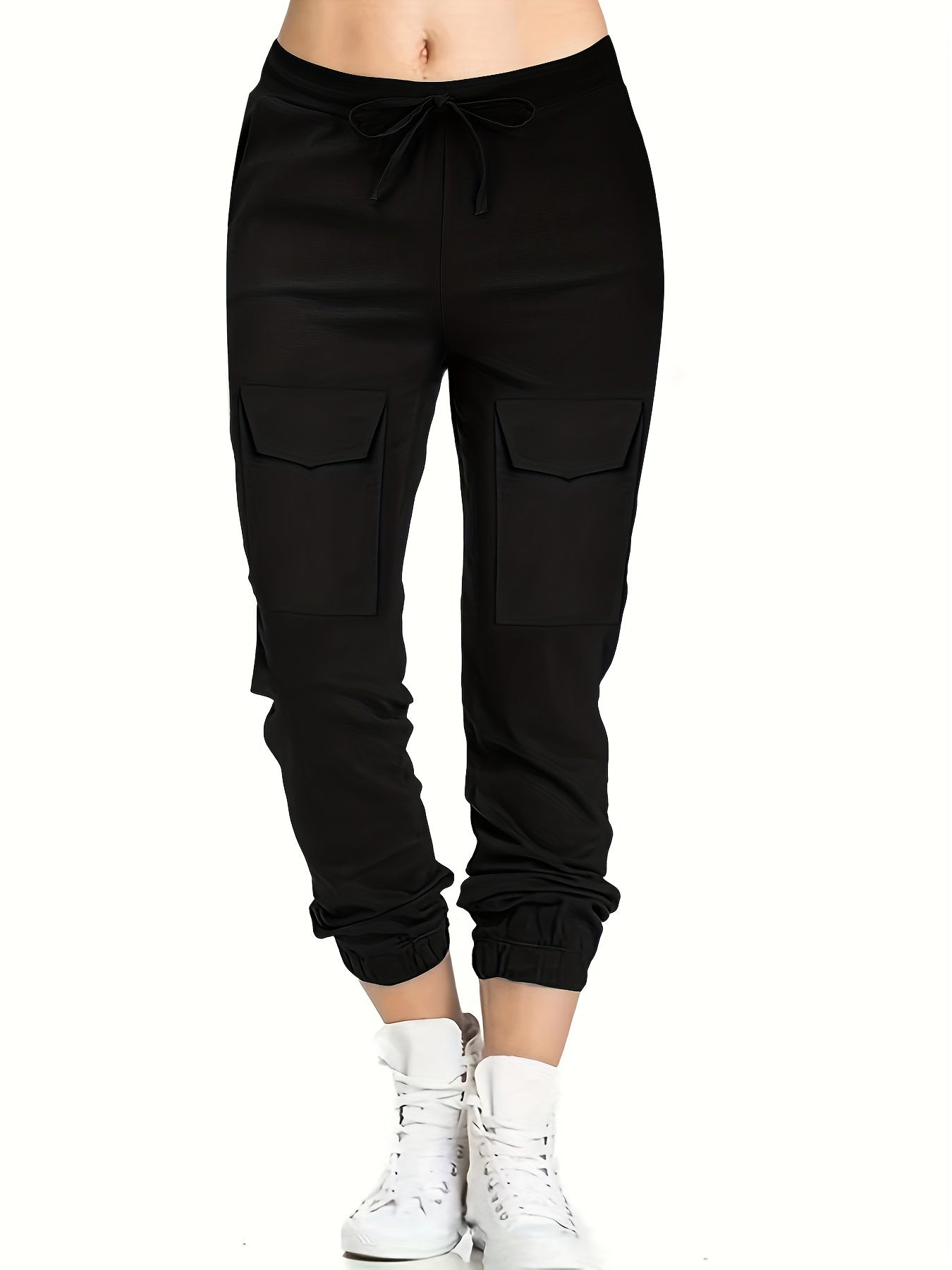  Cargo Jogger Trousers With Flap Pockets