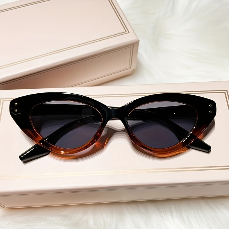 Cat Eye Sunglasses Casual Gradient Lens Glasses UV400