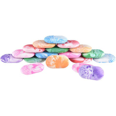 16pcs Bulk Marble Oval Erasers Back to School Party Supplies
