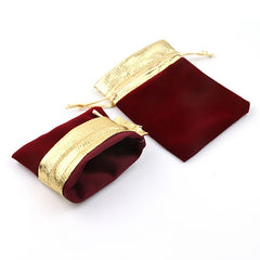 10pcs Velvet Drawstring Gift Bag Wedding Jewellery Candy Packaging Pouches Bag