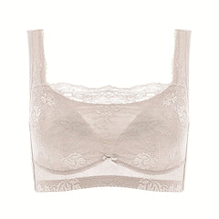Lace Wireless Bra Full Coverage Comfy & Breathable Women's Lingerie