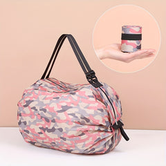 Foldable Camo Luggage Handbag Lightweight Large Capacity