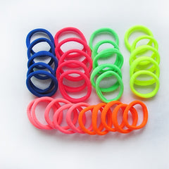 120pcs Thick Hair Ties Band for Women Girls No Damage Ponytail