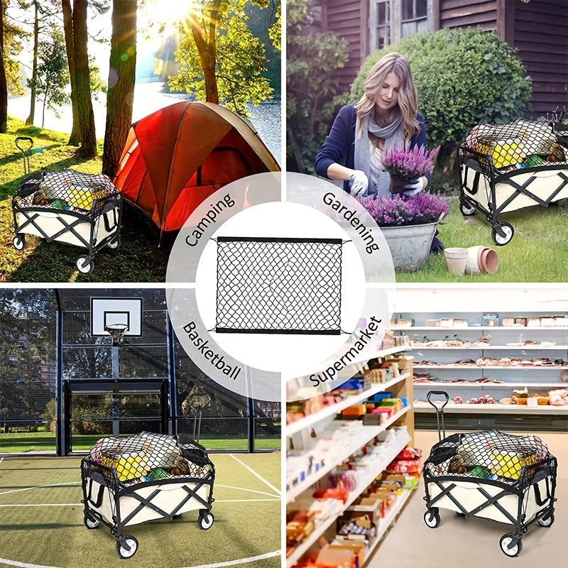 1pc Utility Wagon Net Cargo Net for Garden Cart Folding Trolley