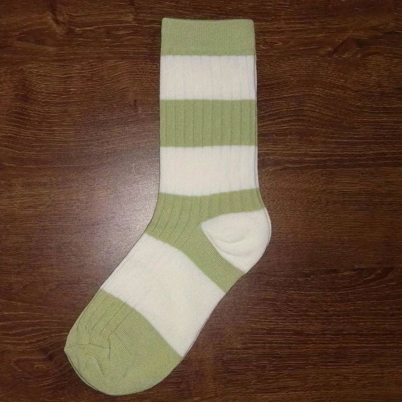 Colorblock Striped Socks Comfy & Breathable Women's Stockings & Hosiery