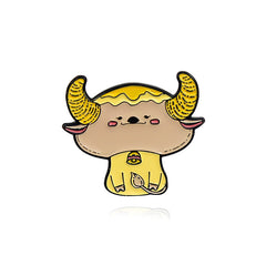 Cute 12 Zodiac Animal Cartoon Brooch