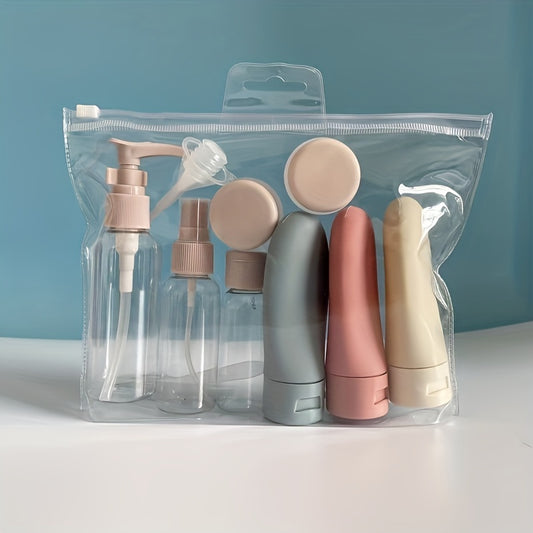 12pcs Travel Bottles Set - Toiletry Containers Leakproof Squeez