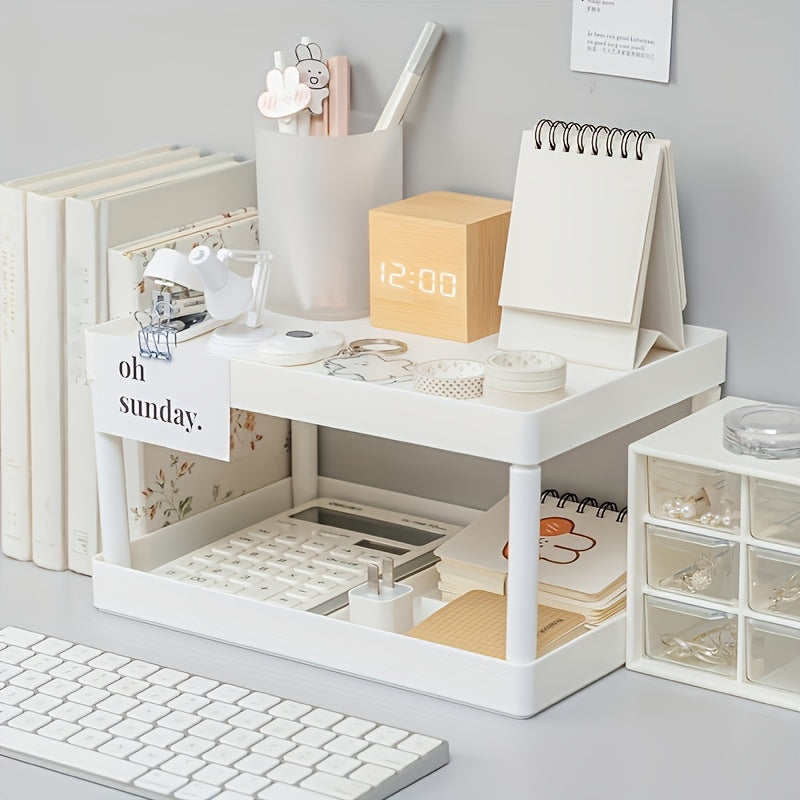 Desktop Organizer Office Storage Rack Assembly