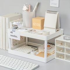 Desktop Organizer Office Storage Rack Assembly