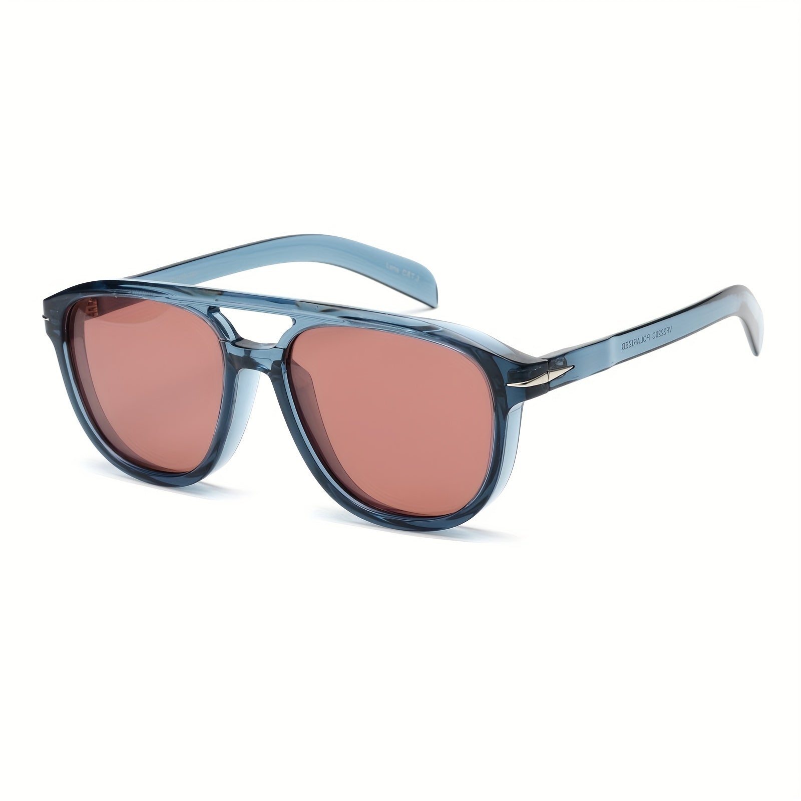 OUWEN Classic Polarized Square Aviator Sunglasses For Men Women Oversized
